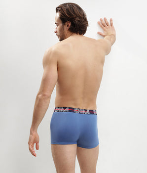 Lot de 3 boxers rouge, bleu nuit et bleu clair - Dim Powerful