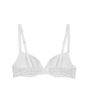 Soutien-gorge fille à armatures blanc imprimé logo Dim Touch