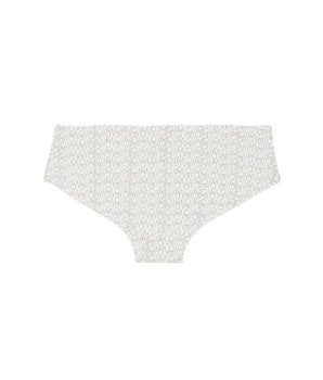 Shorty blanc fille imprimé logo Dim Touch