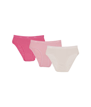 Pack of 3 pearl and pink knickers Les Pockets DIM Girl