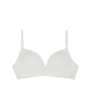 Soutien-gorge triangle Blanc à coques pour fille Dim Invisible