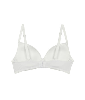 Soutien-gorge triangle Blanc à coques pour fille Dim Invisible