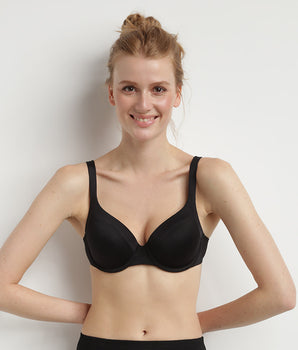 Soutien-gorge sans armatures noir Generous Invisible