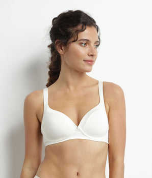 Generous Invisible pearl wireless bra