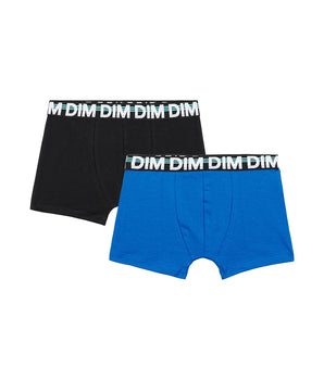 Pack of 3 blue and black trunks Dim Boy