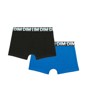 Boxers noir et bleu roi pour garçon Dim Boy