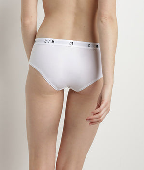 Shorty femme en coton modal Blanc DIM Originals