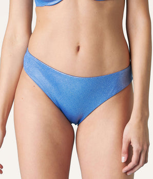 Bas de bikini midi bleu roi