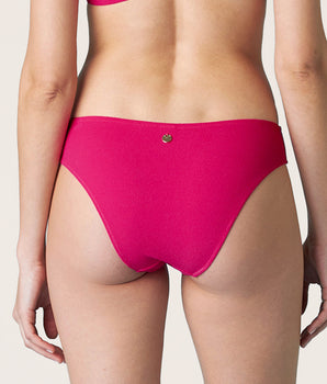 Bas de bikini midi fuchsia