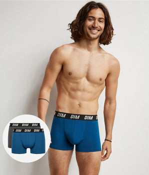 Dim Sport  Parma Blue Pack of 2 men's boxers with active temperature regulation