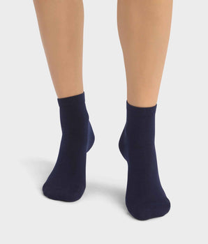 Men's socks made in France in blue with a flag patter Monsieur Dim