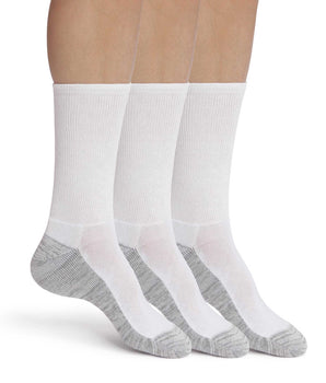 Lot de 3 paires de chaussettes homme en coton Blanc Gris EcoDim Sport