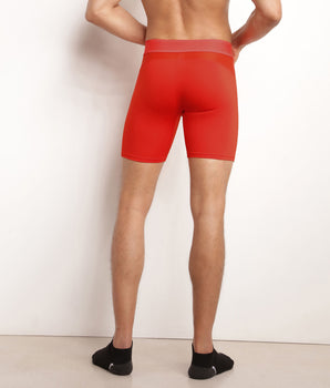 Men's microfibre and mesh boxer shorts Red Dim Move