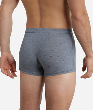 Men's Boxer Brief Blue Dim Classic Cotton Modal