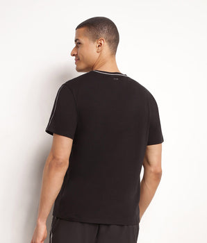 Men's thermoregulating jersey sports T-shirt Black Dim Move