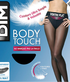 Collant noir Body Touch Ventre Plat 20D