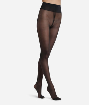 Collant noir Diam's Jambes fuselées 25D