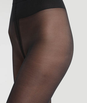 Collant noir Diam's Jambes fuselées 25D