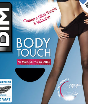 Collant voile transparent noir Body Touch Dim 17D