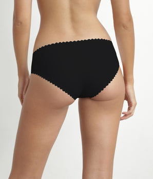 Body Touch Dim Black microfibre panty