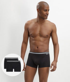 Lot de 2 boxers noirs EcoDIM en coton stretch